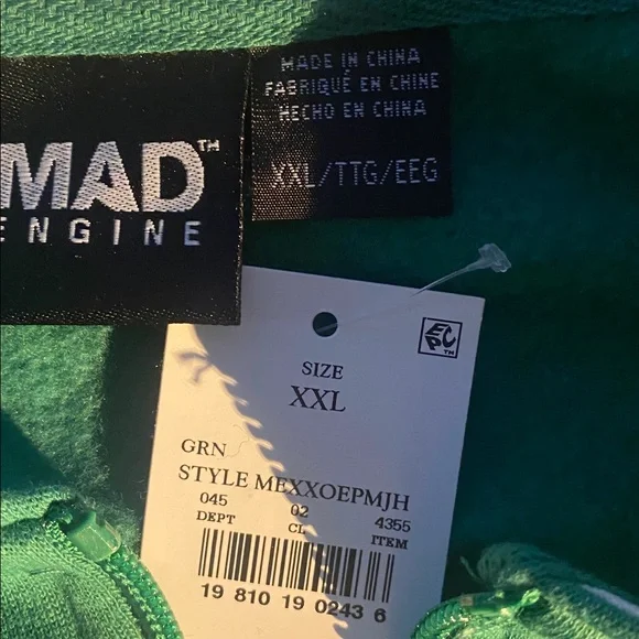 New Christmas tree full zip Hoodie - Picture 3 of 5